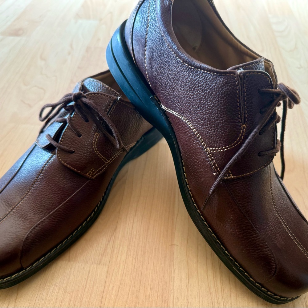 Dockers Dark Brown Leather Oxfords